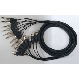 Snake Medusa / Cable / Conexion 8 Canon A 8 Plug Estereo 3 Metros