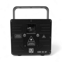 Laser 5W RGB con control Bluetooth DMX-512 GCM-5K-BT GCM PRO LINE