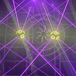 Preventa Laser Kinetic Ball LED 3 metros GBK-30 GCM DJ Line