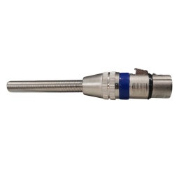 Conector Canon Hembra con resorte GCM PRO XLR-HR