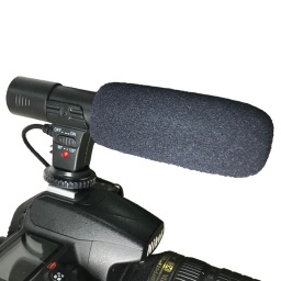 Microfono Estereo para camara DSLR  Reflex Entrevistas Grabacion