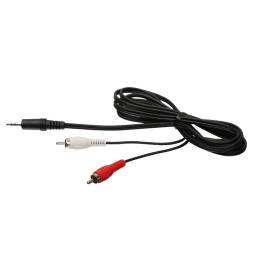 Cable Audio Plug 3.5mm a 2 Rca 3 Metros - 3.5-RCA-3M
