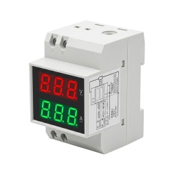 Volt�metro y Amper�metro Digital 2 en 1 GAV2-200450Riel AC200-450V / 100.0A