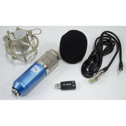 Microfono Condensador para Estudio G-101 + Antipop + Araa + Cable + Soporte