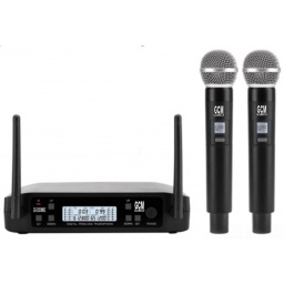 Microfono doble Frecuencia Variable doble de Mano GCM PRO GS-3500MK2