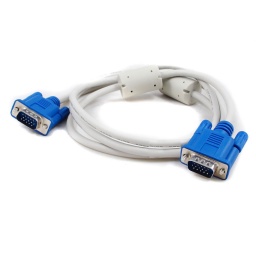 Pack x 4 Cables VGA a VGA para Proyector Notebook Monitor etc 7.5 Metros