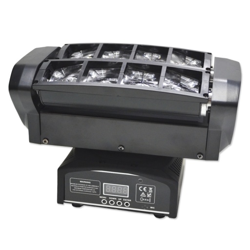 Mini Cabeza Spider Beam 8x3W rgbw GH80-MB 65W Gcm Pro