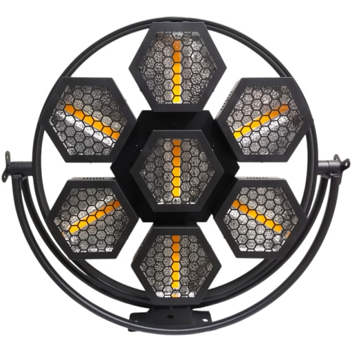 Efecto LED Blinder Retro 7 ojos RGB + Ambar GCM-RETRO X7