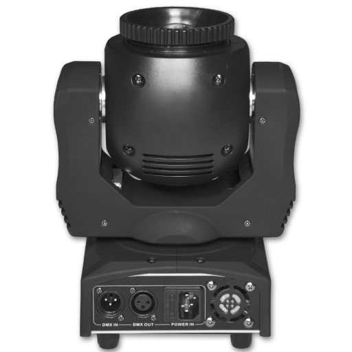 Cabeza Mvil Beam LB-75W 7 Colores + Blanco Gobos Dmx 512 Gcm Pro