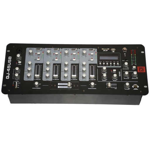Mezclador / Mixer 9 Entradas + Usb con controles independientes GCM PRO GJ-45USB