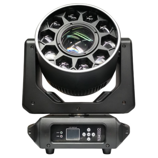 Cabeza mvil Hbrida 300W Bee Beam con Aro Led GCM-KG1