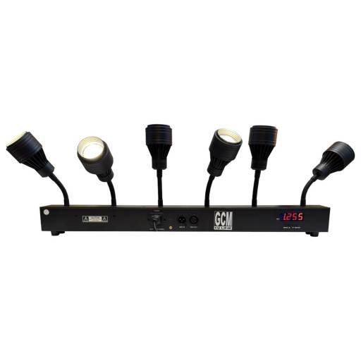 Barra de 6 seguidores LED con Zoom 6 X 10W GCM-PSX GCM Pro Line
