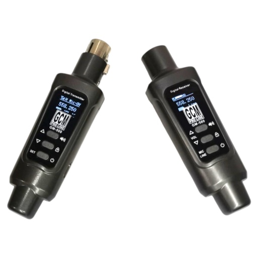 Sistema Digital Inal�mbrico para Micr�fono Plug-On XLR - GCM PRO LINE GM-501