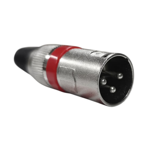 Conector Canon Macho 100% metal GCM PRO XLR-MC
