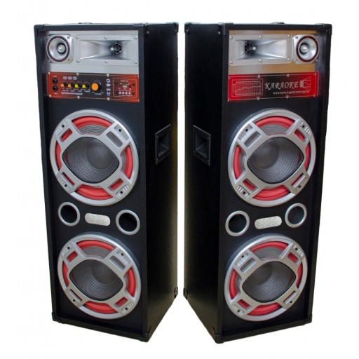 Kit 2 Bafles 2x10" F620DT Activo + Pasivo USB FM Bluetooth