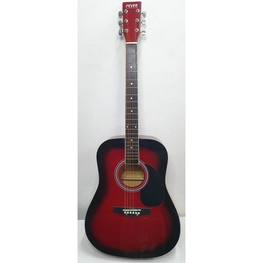 Guitarra Acustica FEVER FGA1041 Cuerdas de Acero Calidad Superior