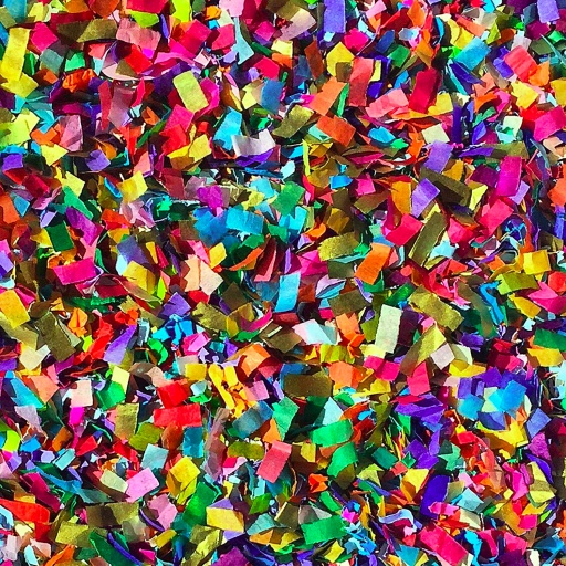 Papel de confeti multicolor por kilo