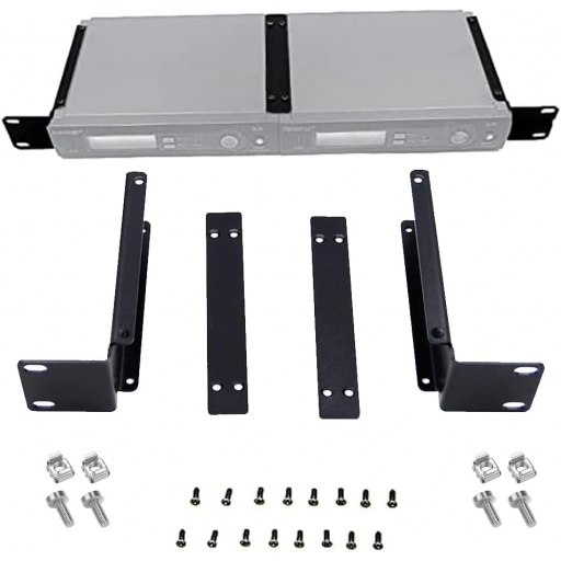 KIT DE SOPORTE DUAL DE MONTAJE EN RACK 1U PARA SHURE SLX