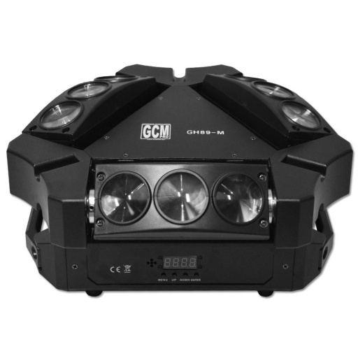 Mini Spider Triple RGBW Led Beam Moving Head 9x10W GCM-0910