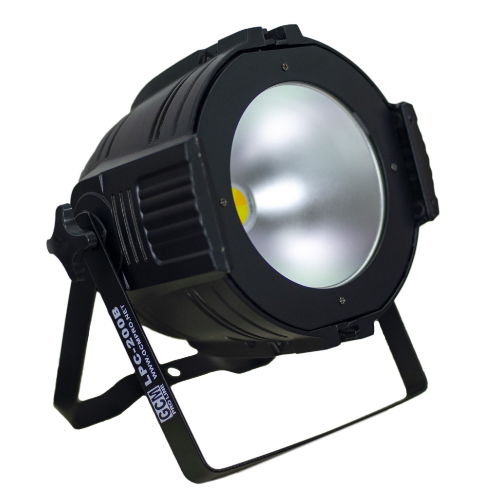 Par LED Tacho COB Blanco Calido + Frio 200W GCM Pro Line Iluminacion LED