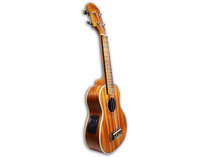 UKELELE ELECTROACUSTICO 21 PULGADAS CON PICKUP 3 BANDAS