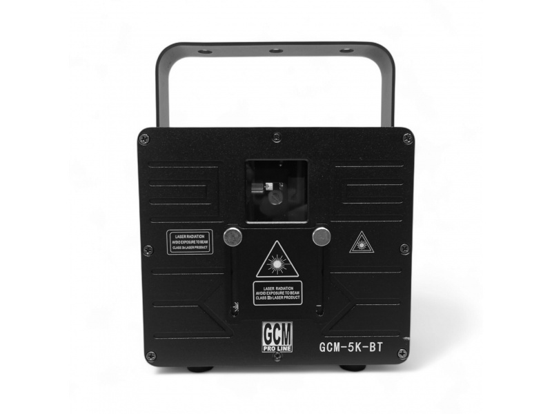 Laser 5W RGB con contrl Bluetooth DMX-512 GCM-5K-BT GCM PRO LINE