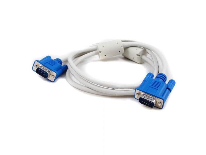 Pack x 4 Cables VGA a VGA para Proyector Notebook Monitor etc 7.5 Metros