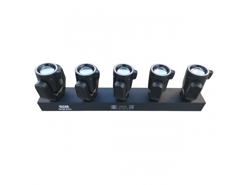 Barra de 5 Cabezas M�viles Beam GCM Pro Line GCM-BX5